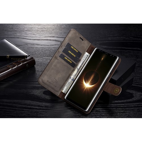 Galaxy Note 8 2i1 Etui m/3 kortlommer Classic Kaffebrun