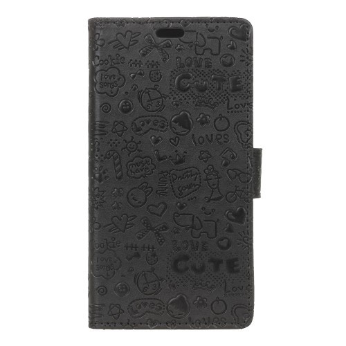 Lommebok Etui for Sony Xperia ZX Love Svart