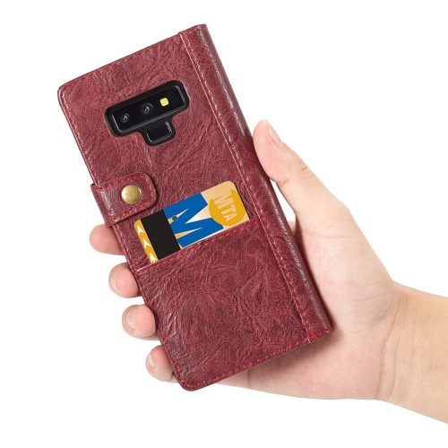 Galaxy Note 9 Lommebok Etui m/kortlommer Urban Rød
