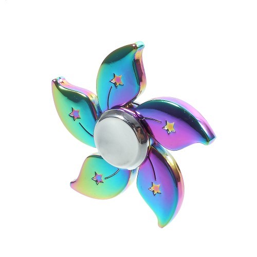 Fidget Spinner Collector Pentagon Star Rainbow Titanium