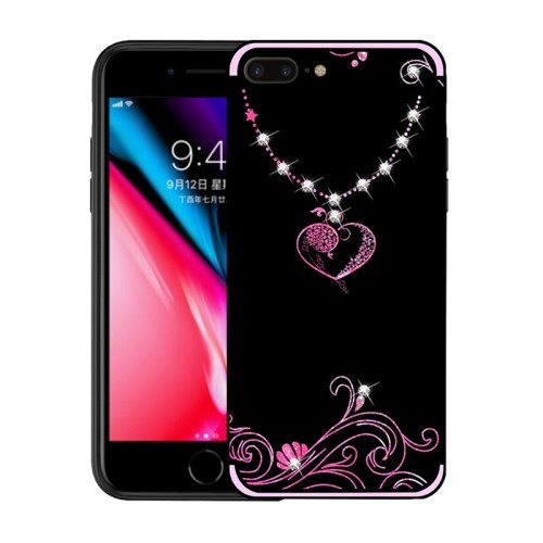 iPhone 8 Pluss / iPhone 7 Pluss Deksel Dekor Jewels One Hart