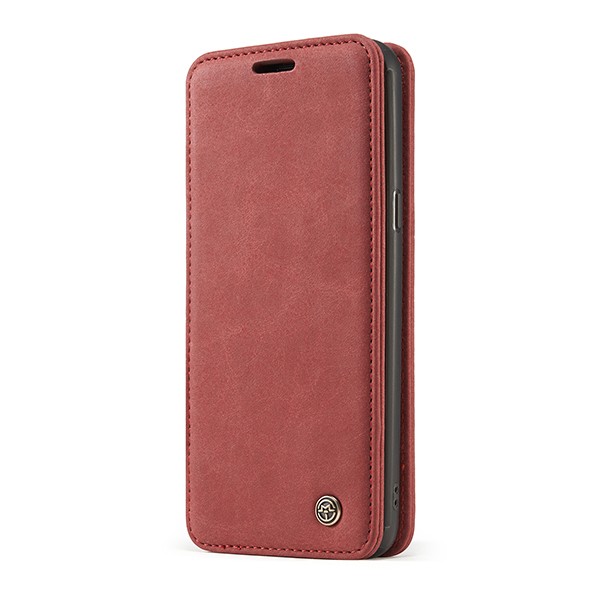 iPhone 7 Pluss 5,5" 3i1 Slimbook Etui av lær m/magnetfeste Rød