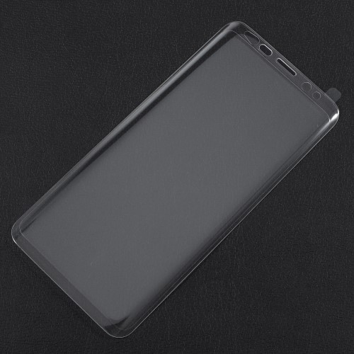 Heldekkende Skjermbeskytter av herdet glass for Galaxy S9+ (Pluss)Transparent