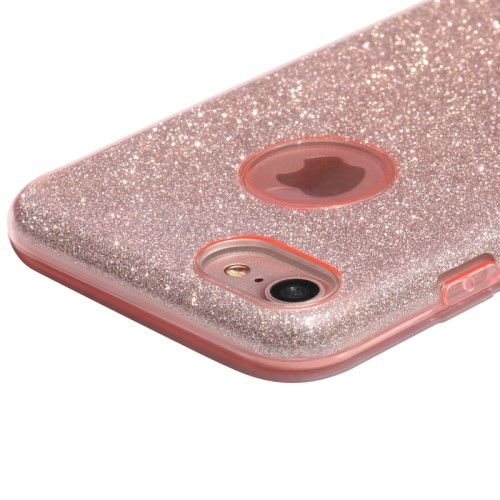 iPhone 7 4,7" Deksel Glitter Rosa
