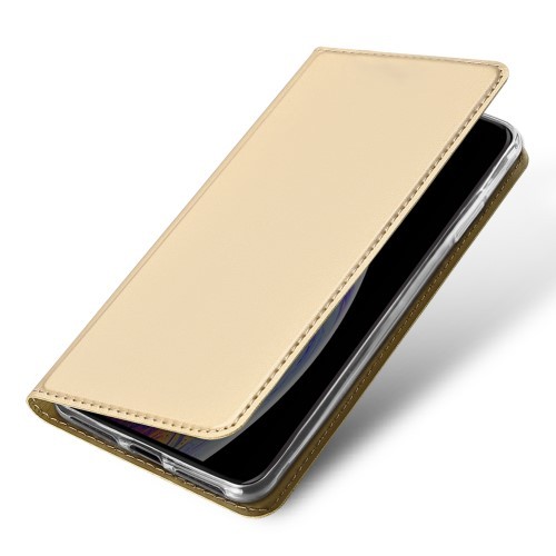 iPhone 11 6,1" Slimbook Etui med 1 kortlomme Gullfarget