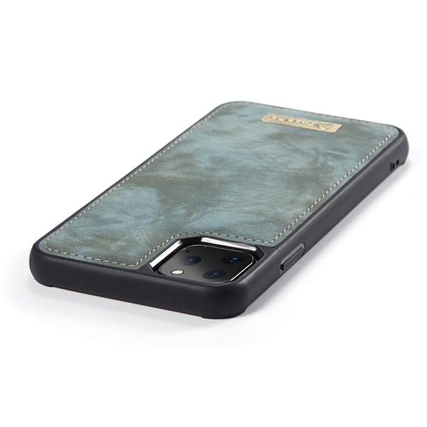 iPhone 11 Pro Max 6,5 2i1 Etui m/multikortlommer av lær Petroleumsblå