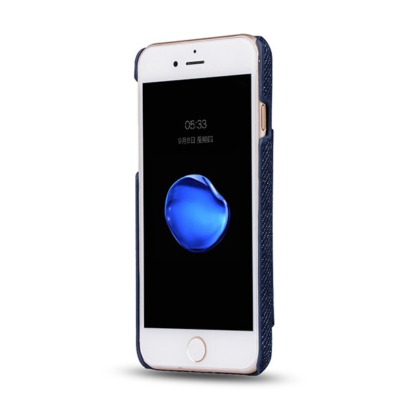 iPhone 7 / iPhone 8 Deksel Denim Pocket Blå