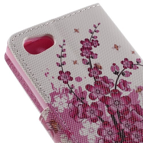 Lommebok Etui for Xperia Z5 Compact Art Blomster & Bier