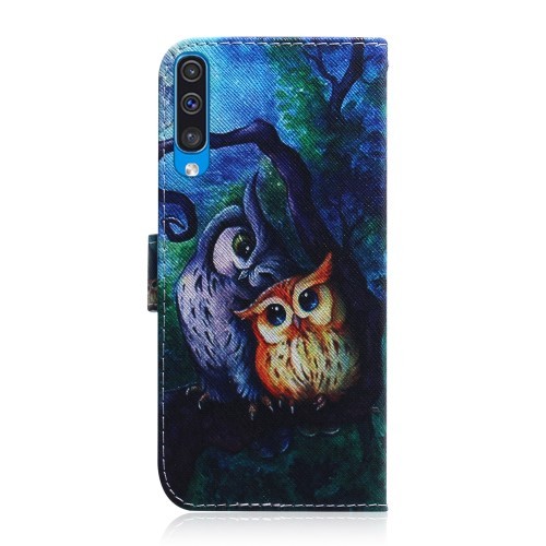 Galaxy A70 (2019) Lommebok Etui Art Owl in the Night
