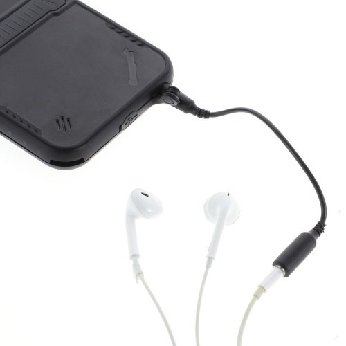 Vanntett Deksel for iPhone 6 Pluss Svart - Adapter medflølger (ikke headsett)