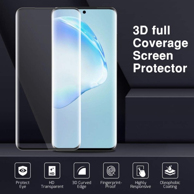 Samsung Galaxy S20 Ultra Skjermbeskytter Heldekkende Nano Folie