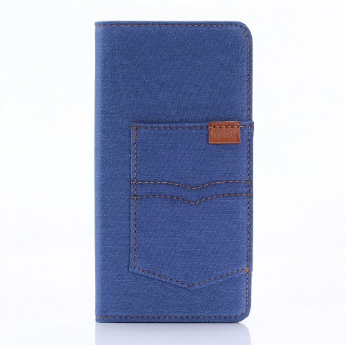 Etui for Sony Xperia X Performance Denim Pocket Lys Blå