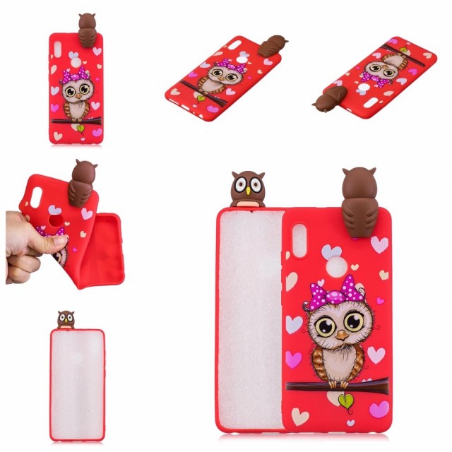 Xiaomi Mi A2 Deksel 3D Animals Ugle Jente