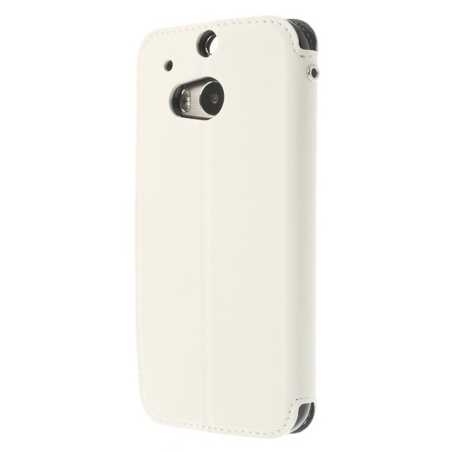 Slimbook Etui for HTC One (M8) Roar Hvit