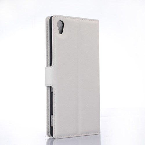 Lommebok Etui for Sony Xperia Z3+ Lychee Hvit