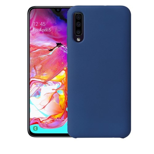 Galaxy A70 (2019) Deksel Silikon Midnattsblå