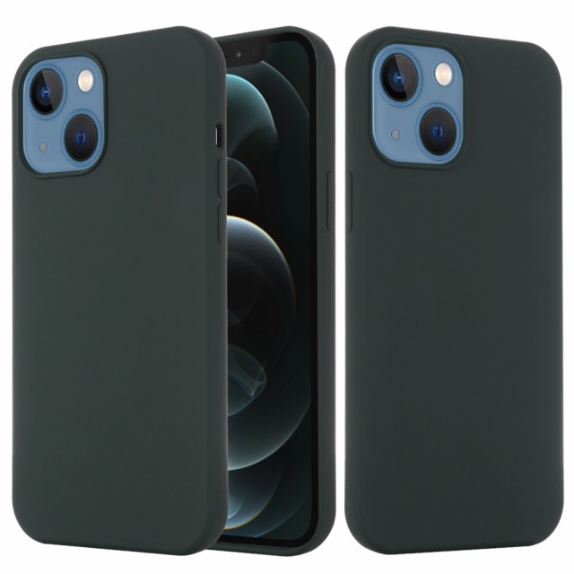 iPhone 13 6,1 Deksel SoftCase for MagSafe Mørk Grønn
