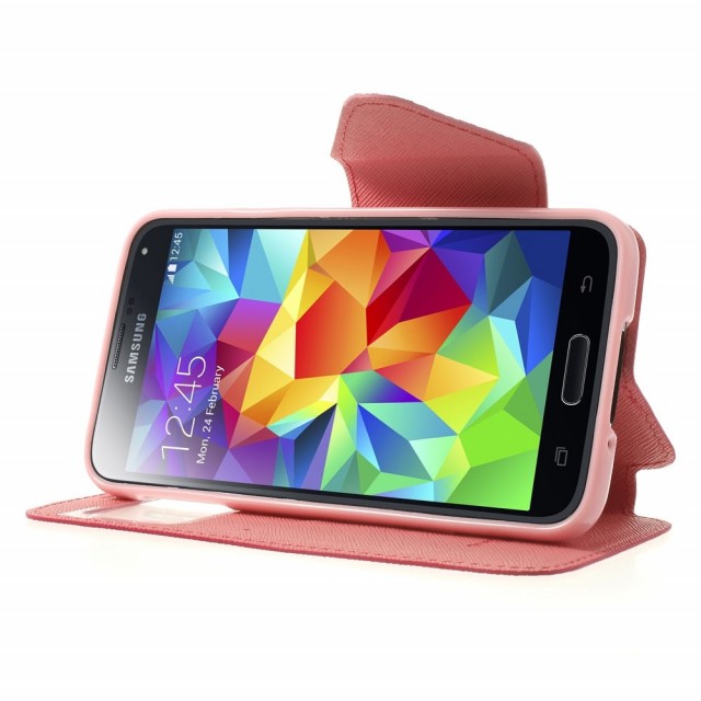 Slimbook Etui for Samsung Galaxy S5 Roar Rosa