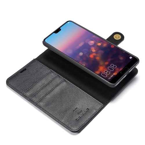 Huawei P20 Pro 2i1 Etui m/3 kortlommer Classic Svart