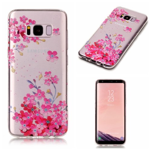 Galaxy S8 Deksel Art Cherry Blossom