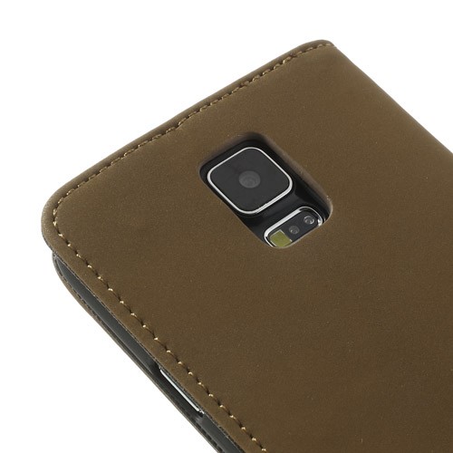 Lommebok Etui for Samsung Galaxy S5 Retro Beige