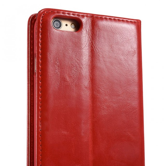 iPhone 7 Pluss 5,5" Klassisk Etui m/1 kortlomme Rød