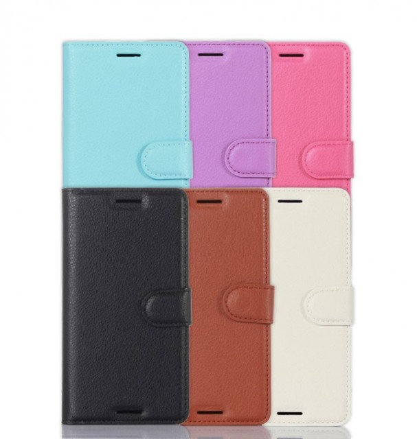Lommebok Etui for Sony Xperia X Lychee