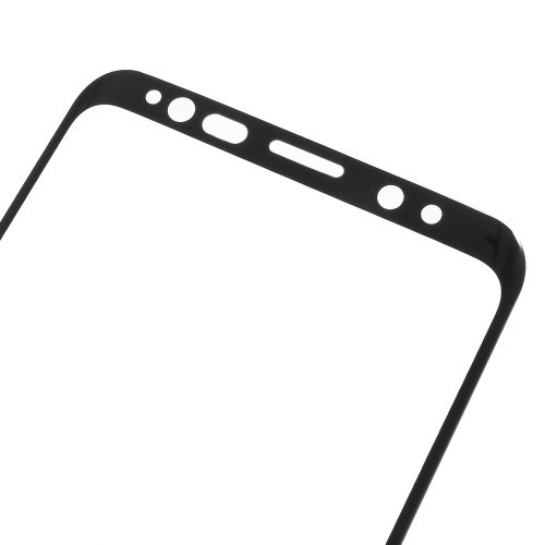 Heldekkende Skjermbeskytter av herdet glass for Galaxy S9+ (Pluss) Svart