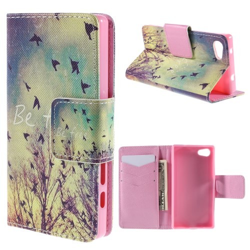 Lommebok Etui for Xperia Z5 Compact Art Be Free