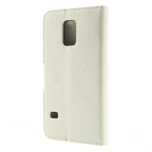 Lommebok Etui for Samsung Galaxy S5 Mini Classic Hvit