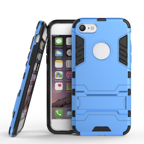 iPhone 7 4,7" Deksel Armor Case m/kickstand Blå