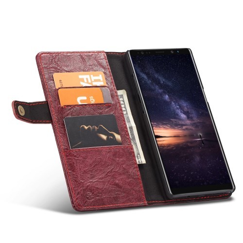 Galaxy Note 9 Lommebok Etui m/kortlommer Urban Rød