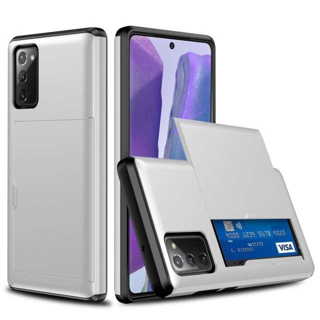 Galaxy S20 FE PocketCase Deksel m/kortlomme Sølv