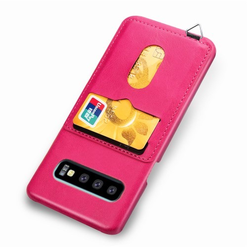 Galaxy Note 10+ Deksel m/ 2 kortlommer LuxPocket Rosa