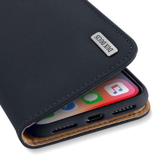 iPhone Xs/X 5,8 Lommebok Etui Genuine Lux Midnattsblå