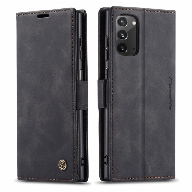 Galaxy Note 20 Lommebok Etui Retro Lux Koksgrå