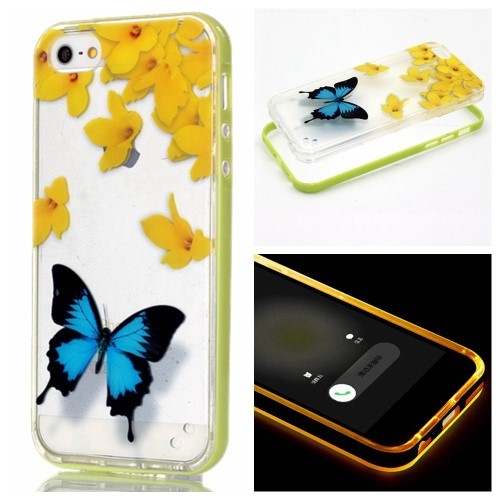 Deksel for iPhone 6/6s Flash Blue Butterfly