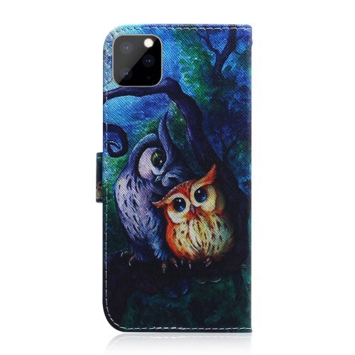 iPhone 11 Pro 5,8" Lommebok Etui Art Love Owls