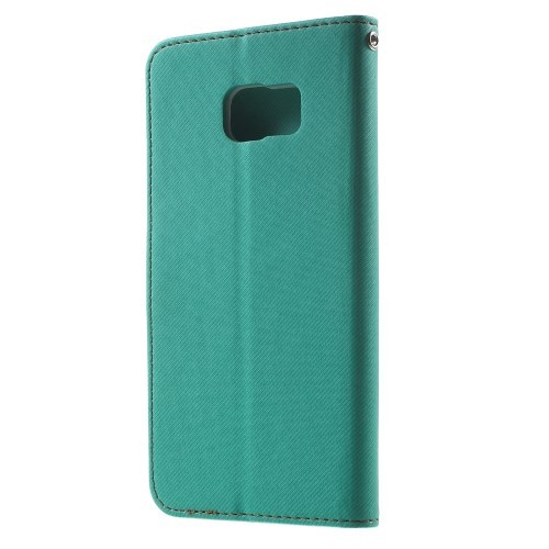 Lommebok Etui for Galaxy S6 Edge+ Roar Diary Grønn