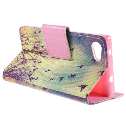 Lommebok Etui for Xperia Z5 Compact Art Be Free