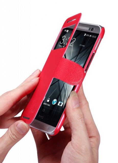 Slimbook Etui for HTC One (M8) Fresh Rød