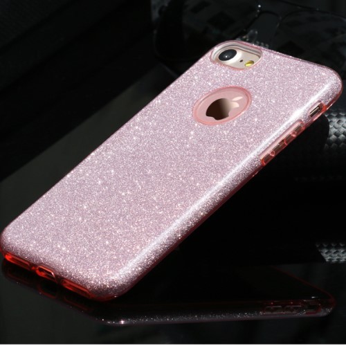 iPhone 7 4,7" Deksel Glitter Rosa