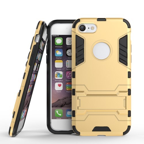 iPhone 7 4,7" Deksel Armor Case m/kickstand Gull