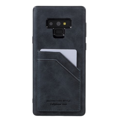Galaxy Note 9 Deksel m/ 2 kortlommer Koksgrå