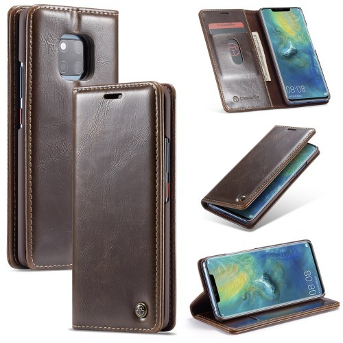 Huawei Mate 20 Pro Etui m/1 kortlomme Klassisk Brun