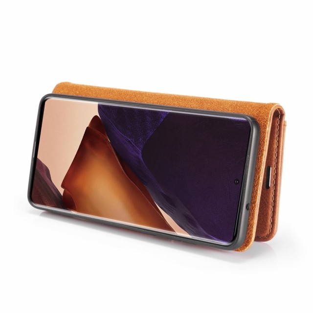 Galaxy Note 20 Ultra 2i1 Etui m/3 kortlommer Classic Ingefærbrun