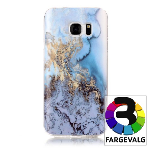 Galaxy S7 Deksel Marmor
