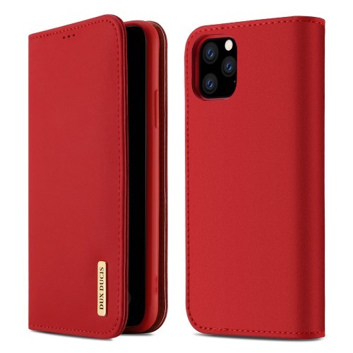 iPhone 11 Pro 5,8 Lommebok Etui Genuine Lux Rød