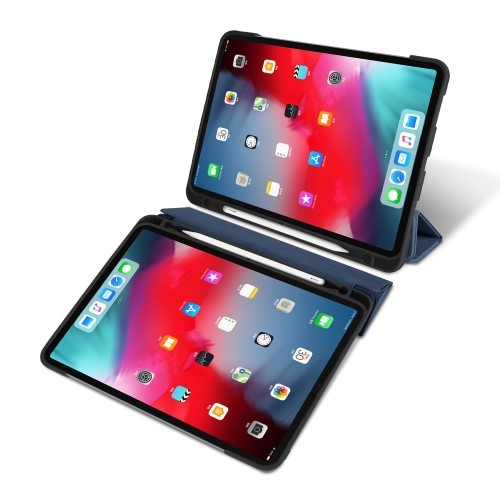 iPad Pro 11" (2018) Smartcase Pro Etui m/pennholder Blå