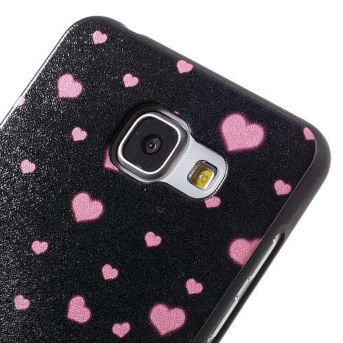 Mykplast deksel for Galaxy A5 2016 Art Pink Harts